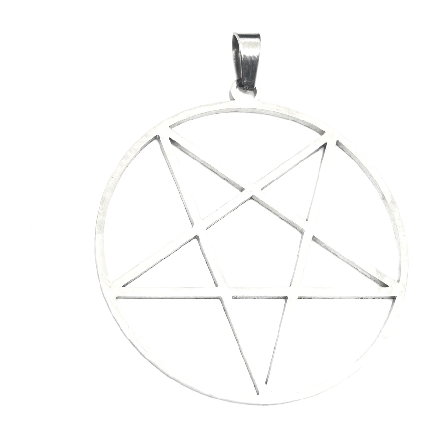 Pentagram exekutivní z chirurgické oceli – dva cípy vzhůru